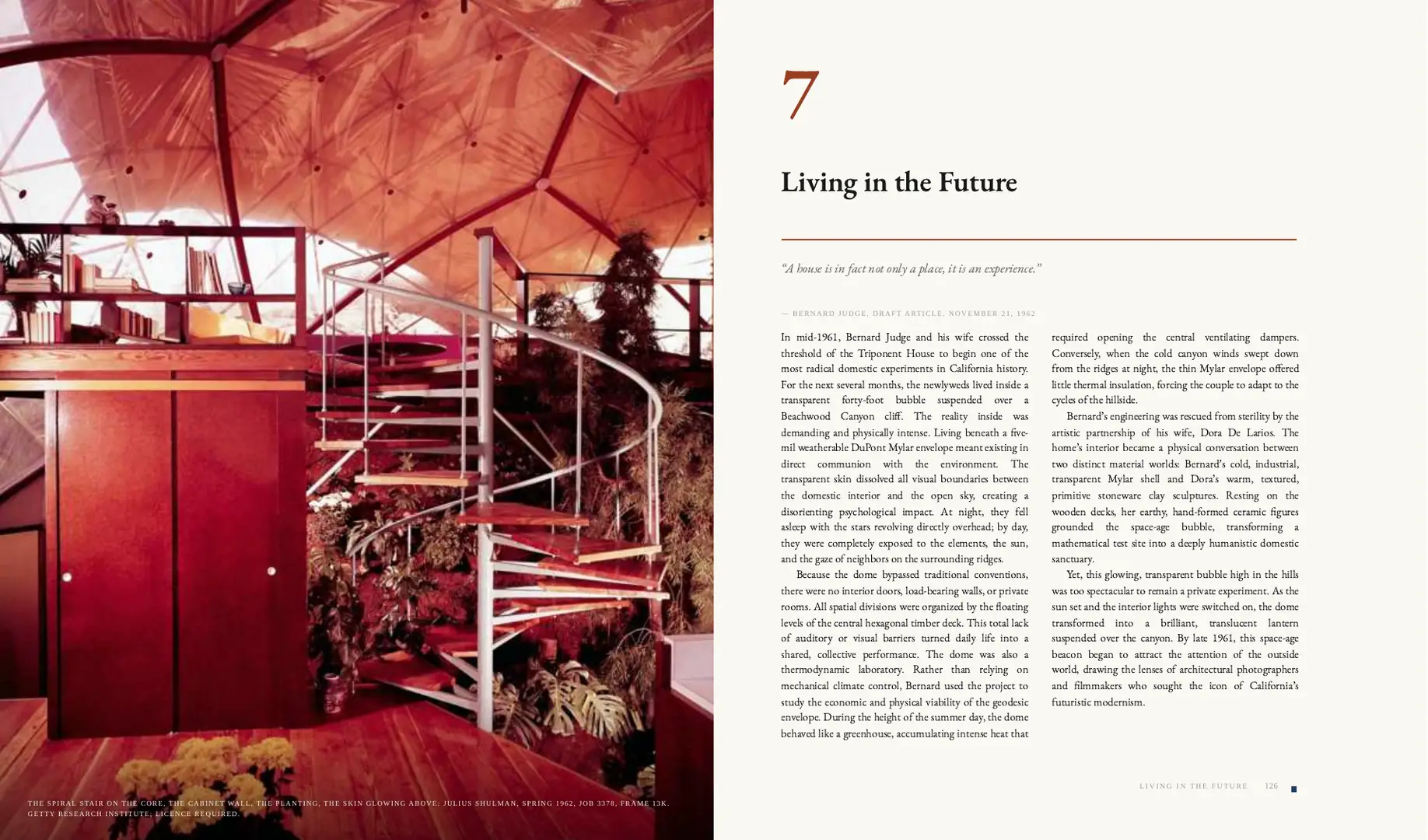 The spiral stair inside the dome, opening chapter 7